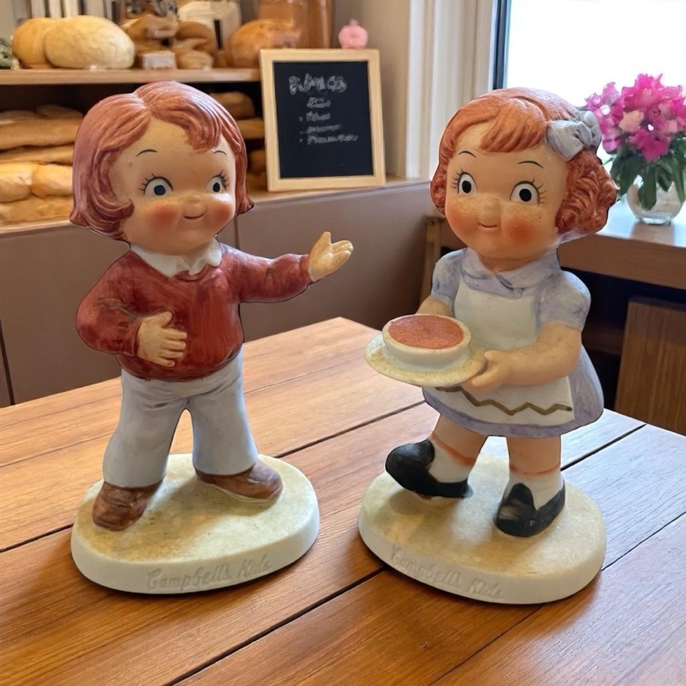 Limited Edition Campbell Soup Historical Series Figurine Set